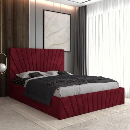 Pat Tapitat Astra Visiniu Catifea Premium