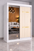 Dressing Tapitat Velvet Crem Cu Oglinda