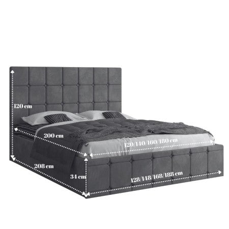 Pat Tapitat Roma Galben Catifea Premium