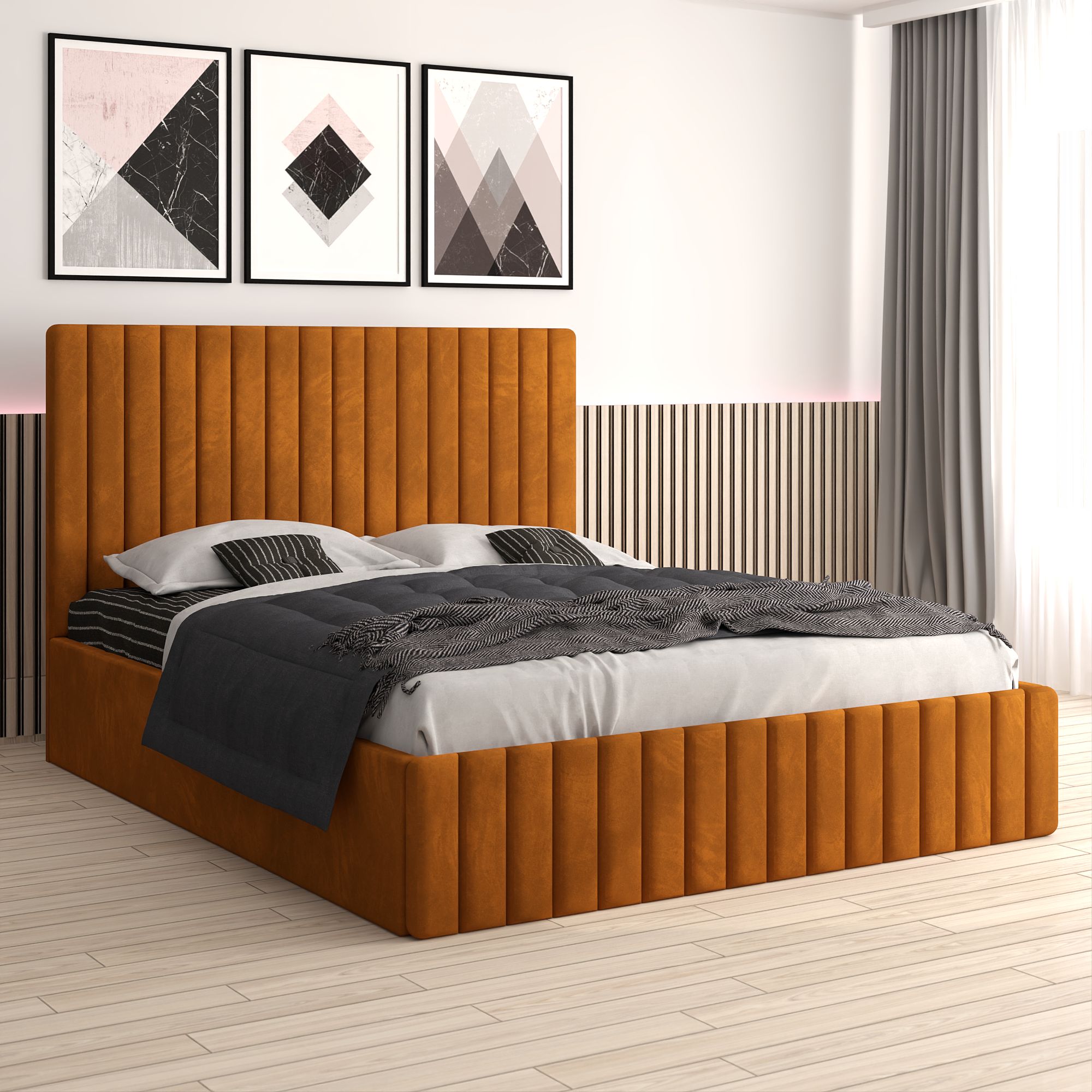 Pat Tapitat Melania Caramiziu Catifea Premium