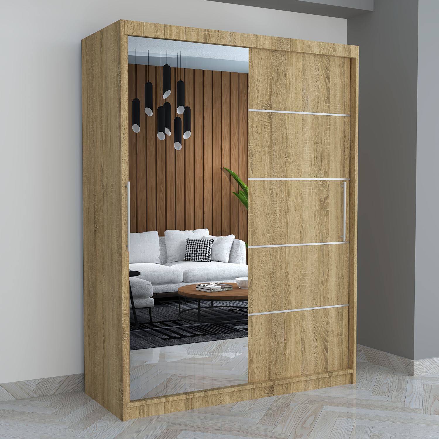 Dressing Smart 150 Sonoma cu Oglinda