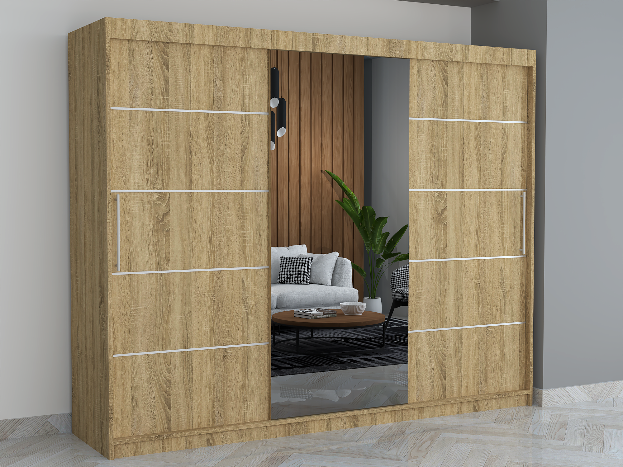 Dressing Smart 250 Sonoma cu Oglinda