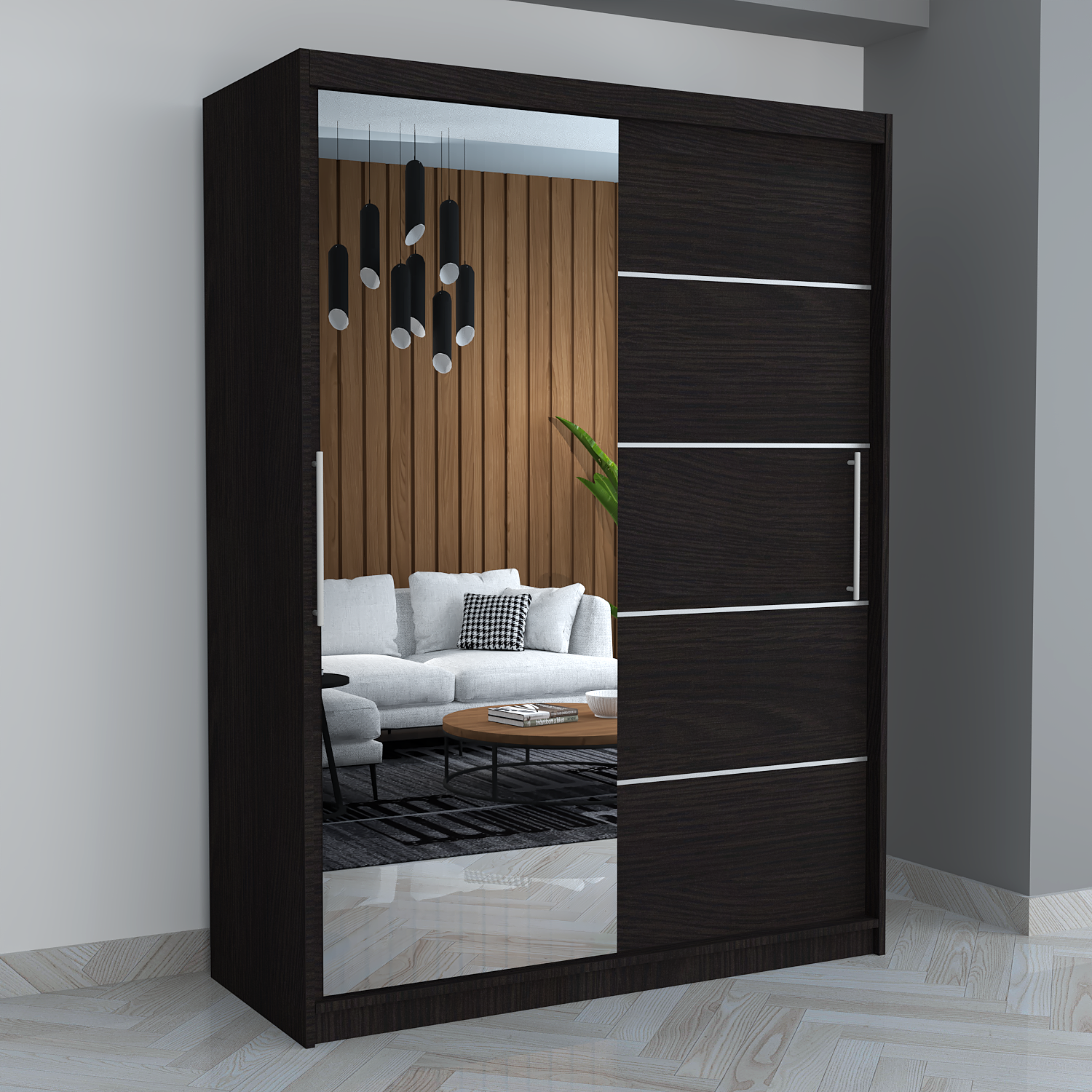 Dressing Smart 150 Wenge cu Oglinda