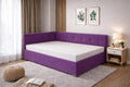 Pat Tapițat de Colț Aris Mov