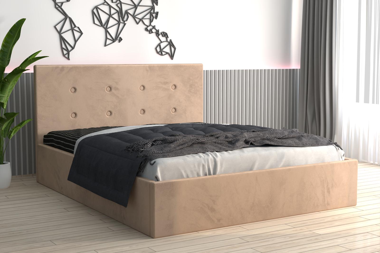 Pat Tapitat Adrian Crem Catifea Premium