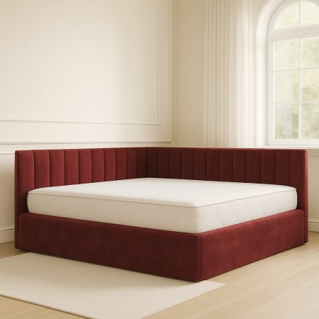 Pat Tapitat De Colt Corina Visiniu Catifea Premium