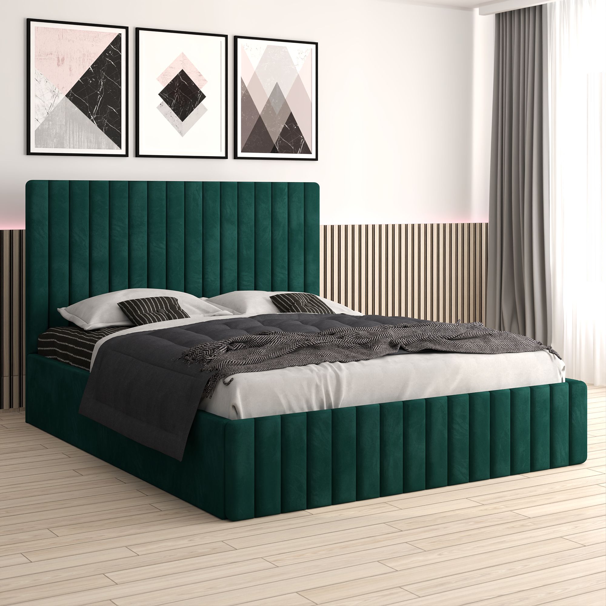 Pat Tapitat Melania Verde Catifea Premium