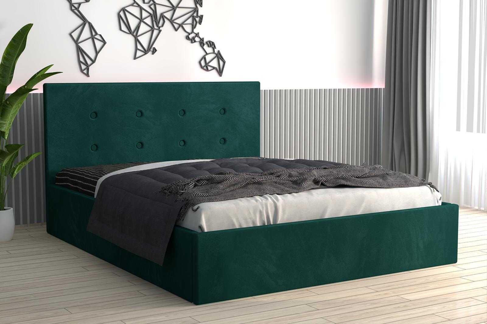 Pat Tapitat Adrian Verde Catifea Premium